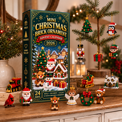 【49% OFF – LIMITED TIME!】BILLHOL®🎄 Christmas Advent Calendar 2026-Build 24 Magical Mini Christmas Decorations & Make Every Day a Festive Surprise!